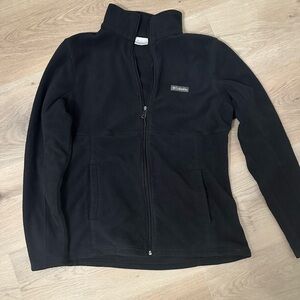 Columbia Women's Black Fleece Zip Up Jacket